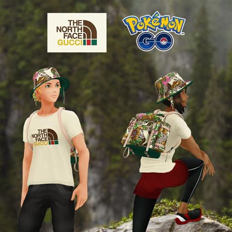 north face x gucci pokemon